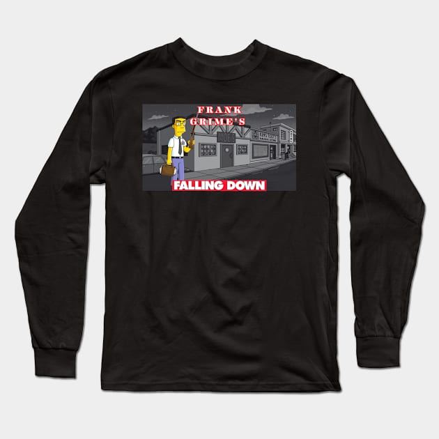 Falling Down Long Sleeve T-Shirt by MOVIE AV IMPULSE CREATION 